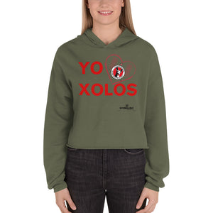 YO (heart) XOLOS - Crop Hoodie