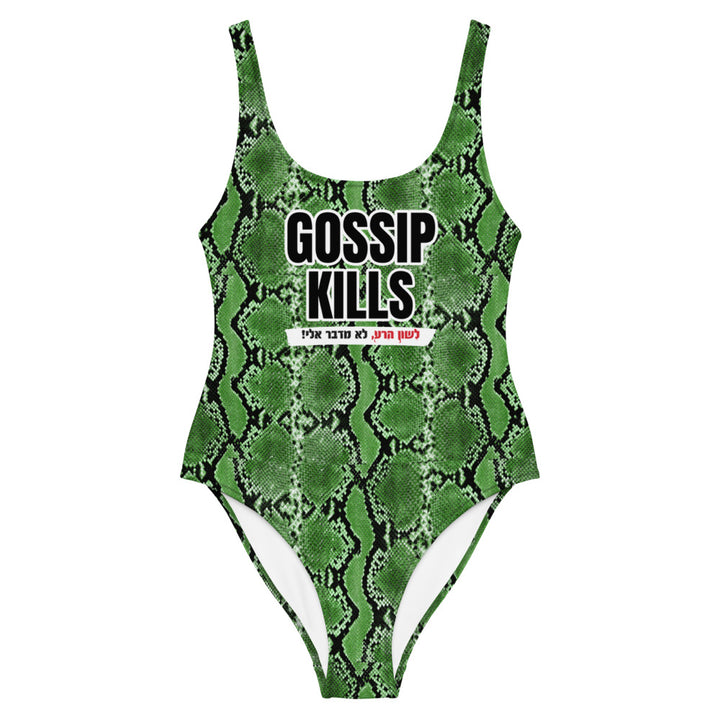 Gossip Kills - Alligator skin -One-Piece Swimsuit