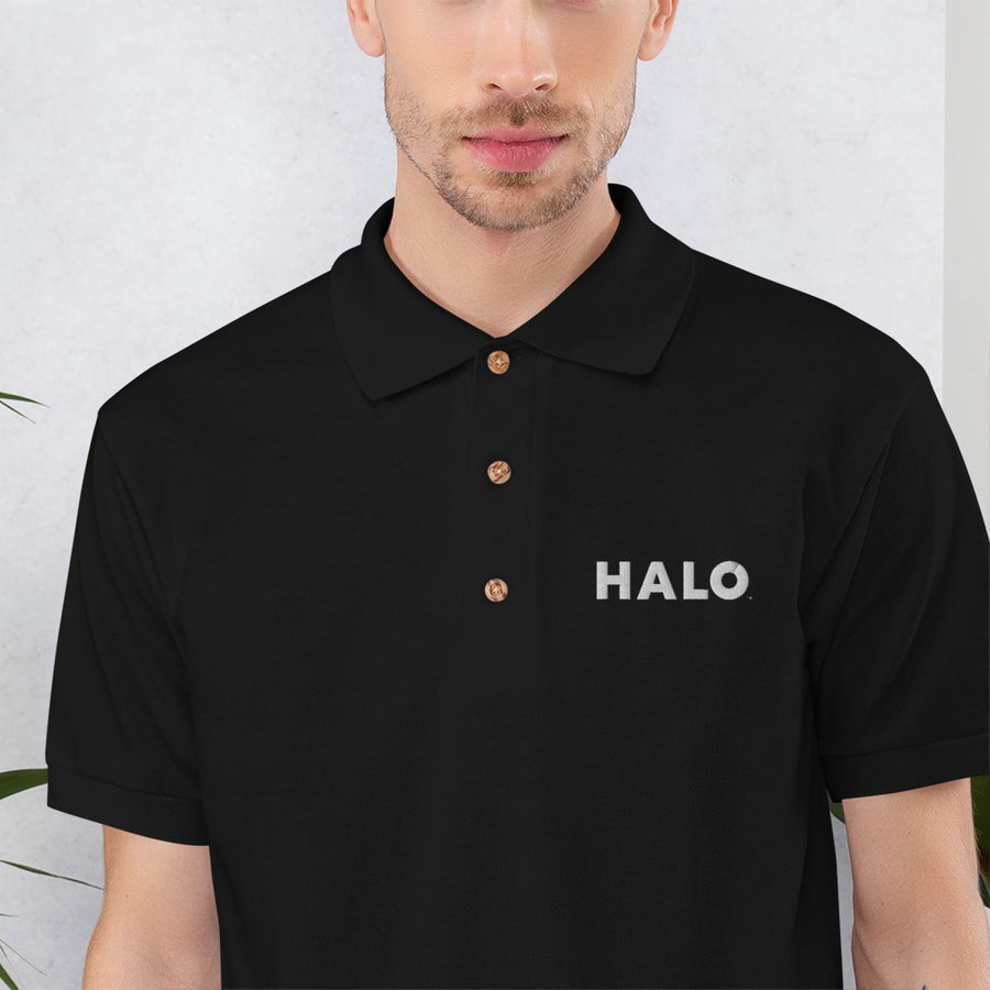 HALO- Embroidered Polo Shirt