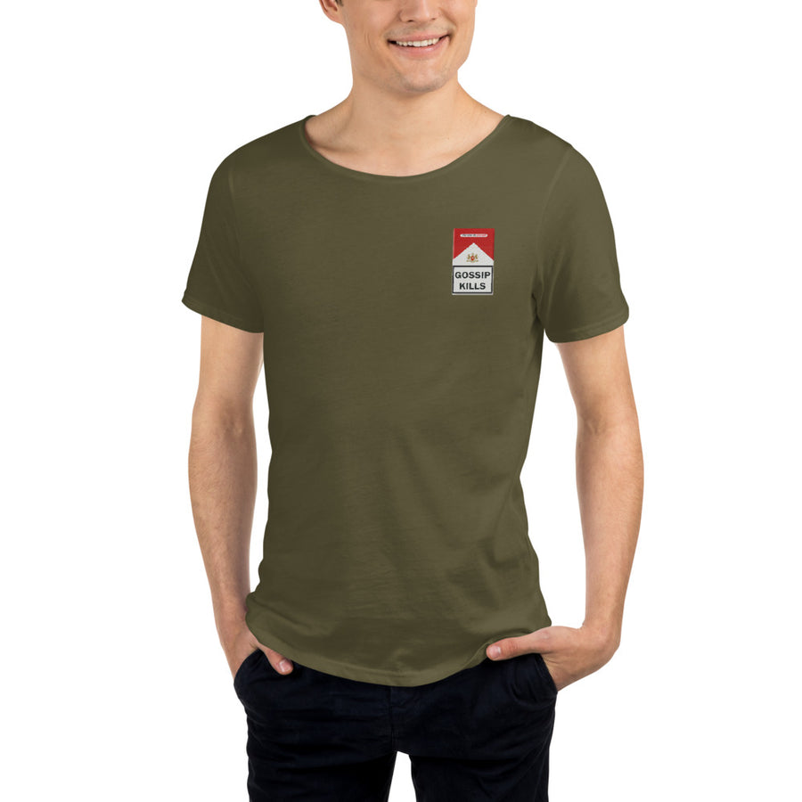 GOSSIP KILLS - Men's Raw Neck Tee