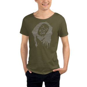 Everything's gonna be arrraaaight - Men's Raw Neck Tee Bob Marley
