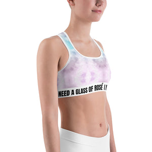 NEED ROSE COTTON CANDY - Sports bra