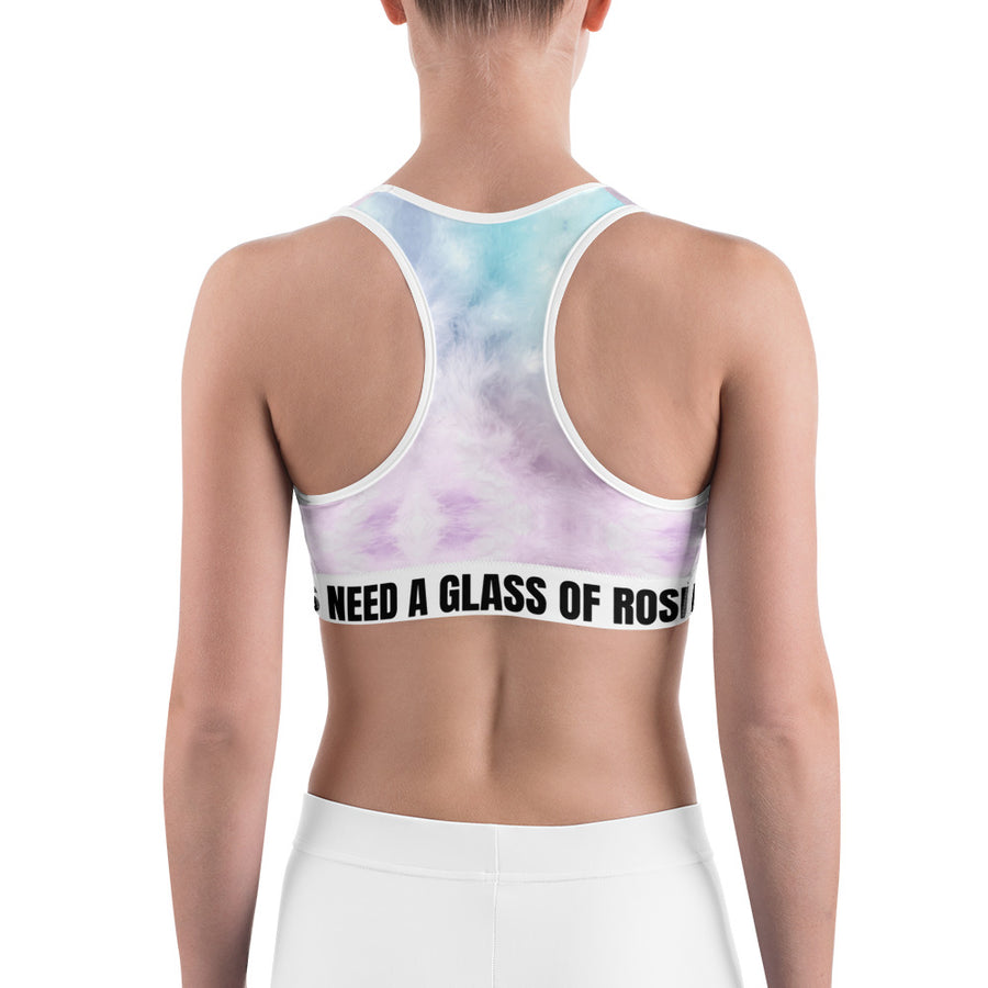 NEED ROSE COTTON CANDY - Sports bra