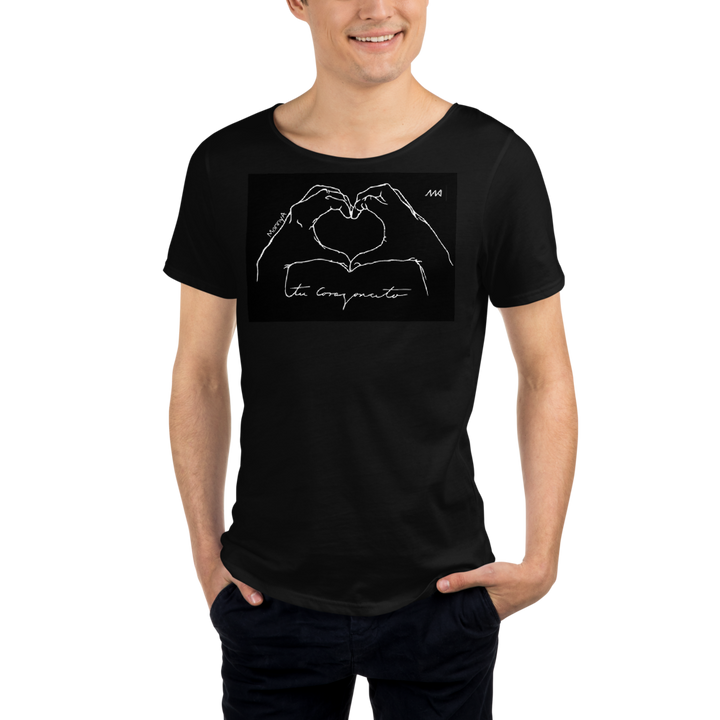 Tu corazoncito - Men's Raw Neck Tee