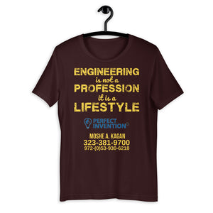 Engineering is not a profession it is a lifestyle - Short-Sleeve Unisex T-Shirt