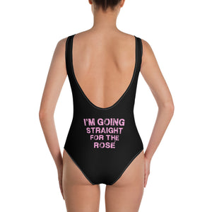 straight for rose - One-Piece Swimsuit