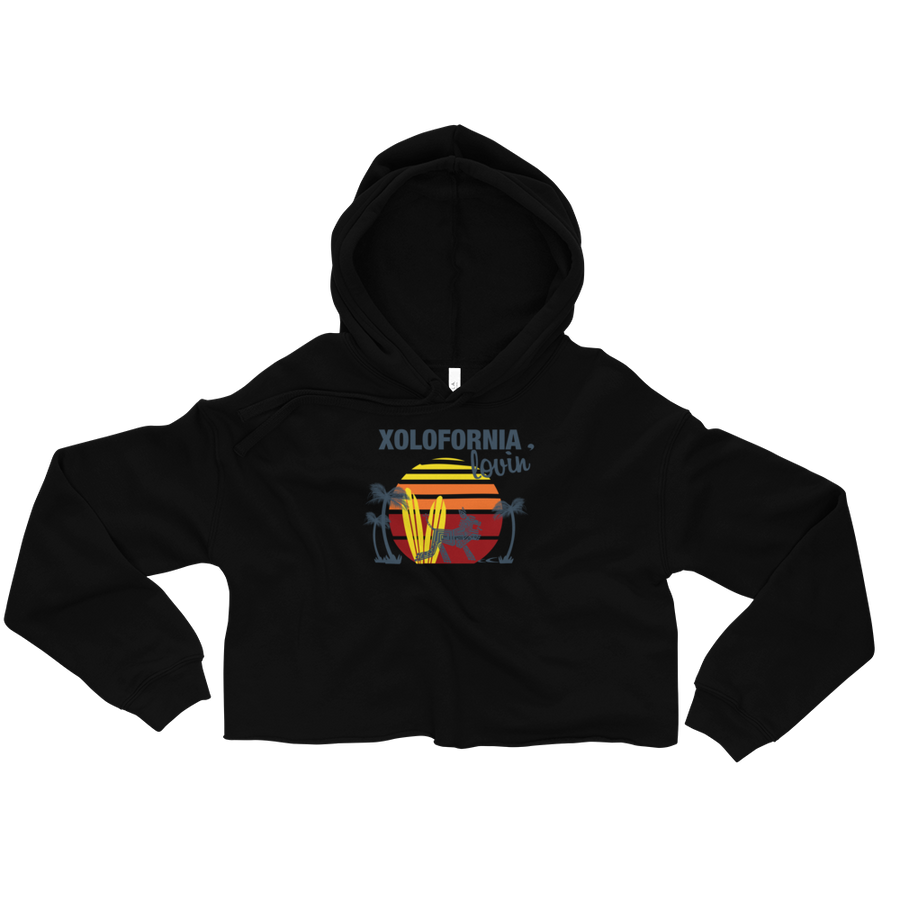 XOLOFIRNIA LOVIN' - Crop Hoodie