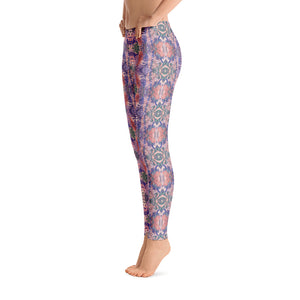 tropical rose pattern - Leggings