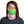 CL HAPPY FACE -  TIE DIYE PINK Neck Gaiter