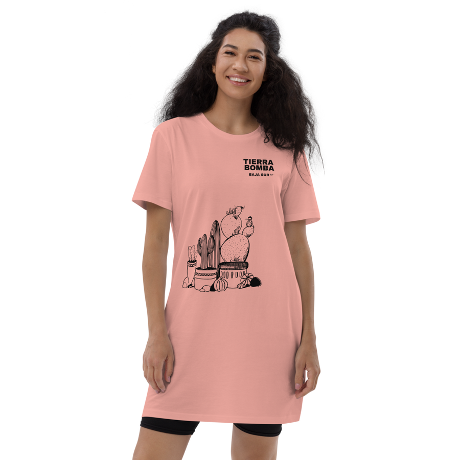 TIERRA BOMBA BAJA SUR 2021- Organic cotton t-shirt dress