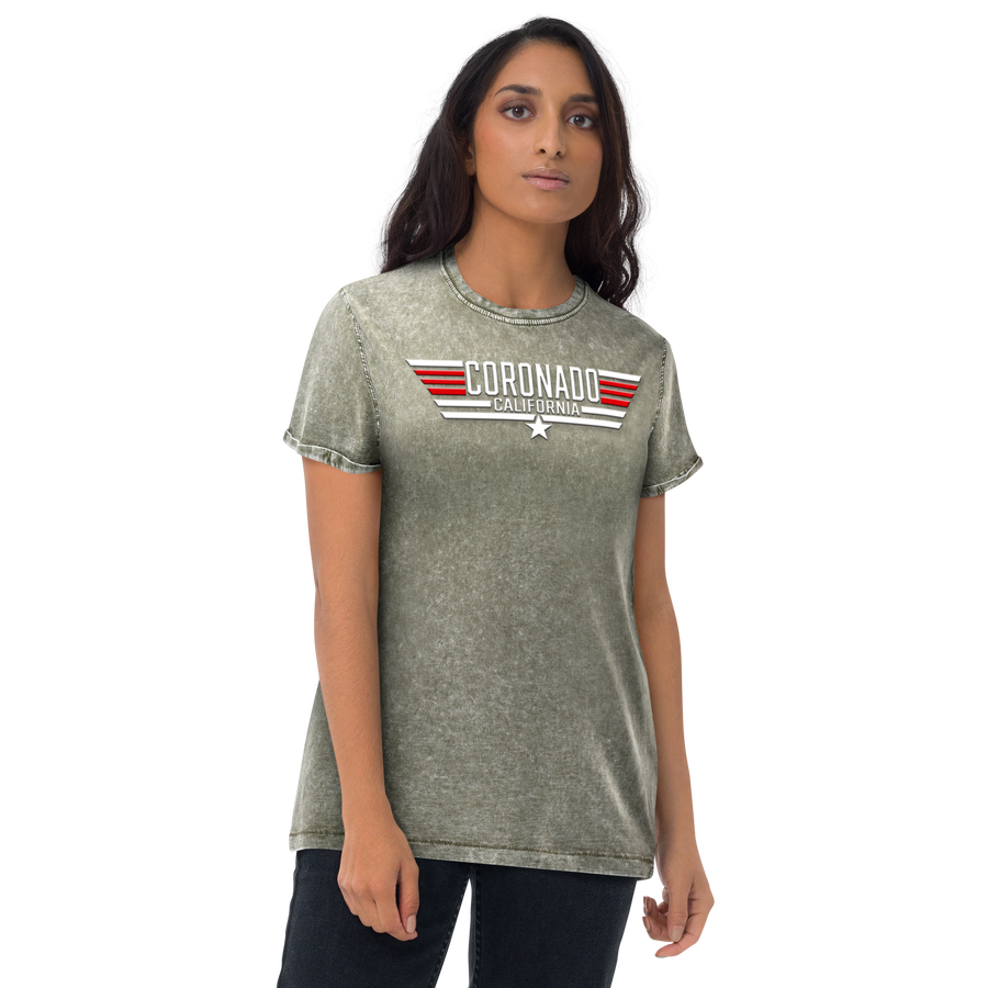 Coronado California Top Gun - Denim T-Shirt
