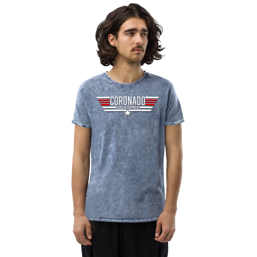 Coronado California Top Gun - Denim T-Shirt