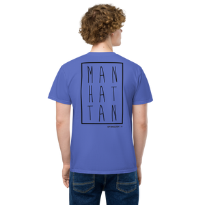 MAN HAT TAN - Unisex garment-dyed pocket t-shirt