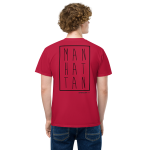 MAN HAT TAN - Unisex garment-dyed pocket t-shirt