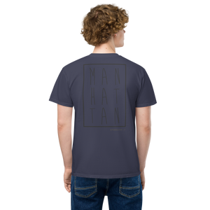 MAN HAT TAN - Unisex garment-dyed pocket t-shirt