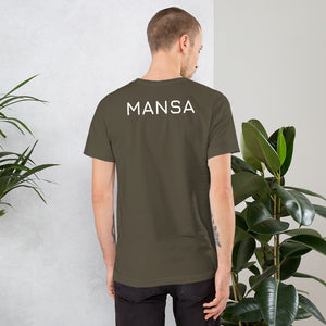 mansa back  - Short-Sleeve Unisex T-Shirt