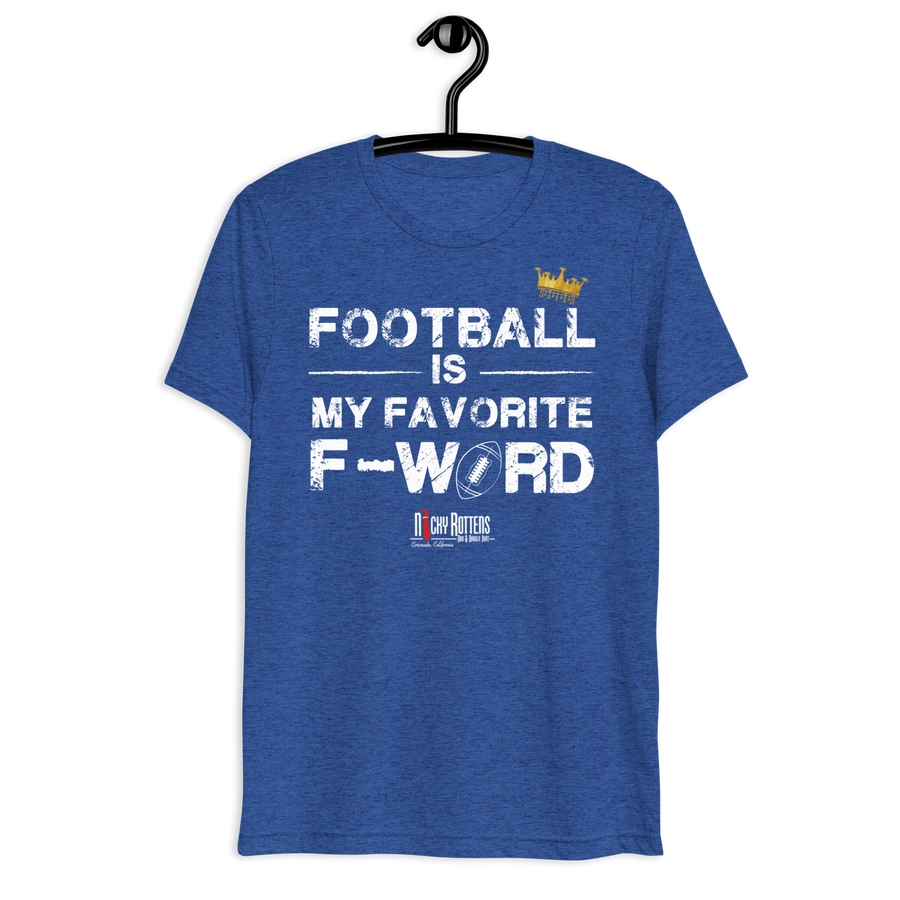 Football is my favorite F- Word -Short sleeve t-shirt