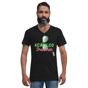 Acapulco Dreamer - Unisex Short Sleeve V-Neck T-Shirt