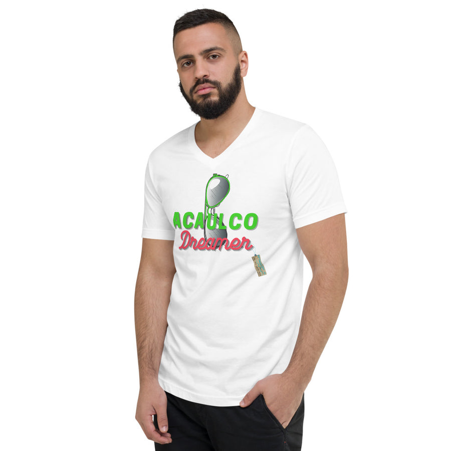 Acapulco Dreamer - Unisex Short Sleeve V-Neck T-Shirt