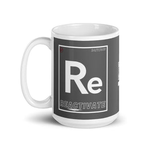 ReAcivate. - White glossy mug